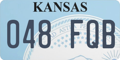 KS license plate 048FQB