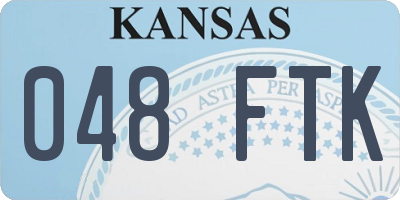 KS license plate 048FTK