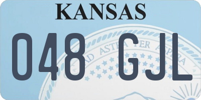 KS license plate 048GJL