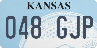 KS license plate 048GJP