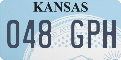 KS license plate 048GPH