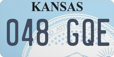 KS license plate 048GQE