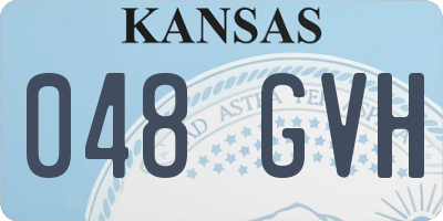 KS license plate 048GVH