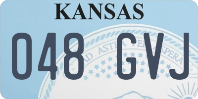 KS license plate 048GVJ