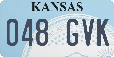 KS license plate 048GVK