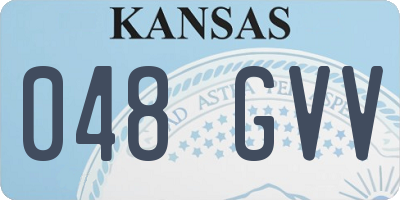 KS license plate 048GVV