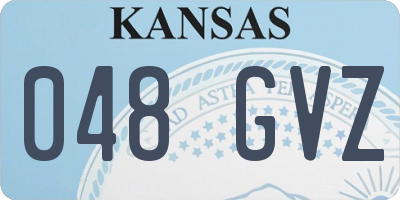 KS license plate 048GVZ
