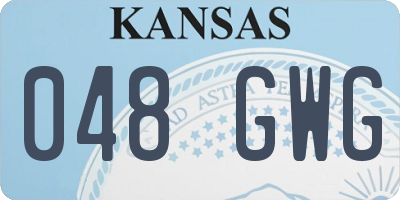 KS license plate 048GWG