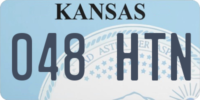 KS license plate 048HTN