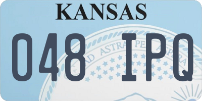 KS license plate 048IPQ