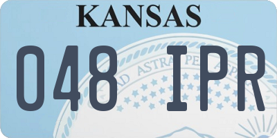 KS license plate 048IPR