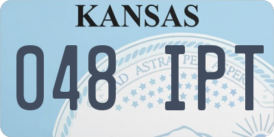 KS license plate 048IPT