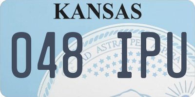KS license plate 048IPU