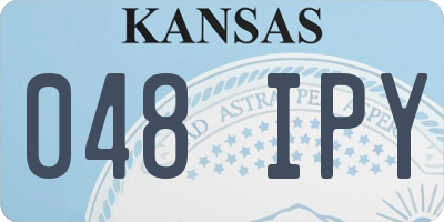 KS license plate 048IPY