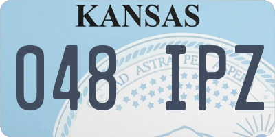 KS license plate 048IPZ