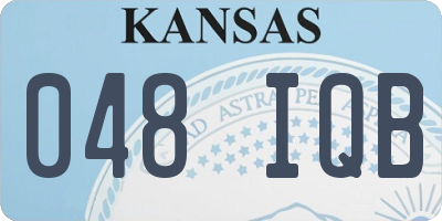 KS license plate 048IQB