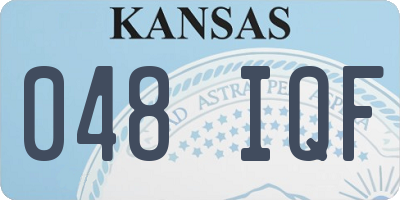 KS license plate 048IQF
