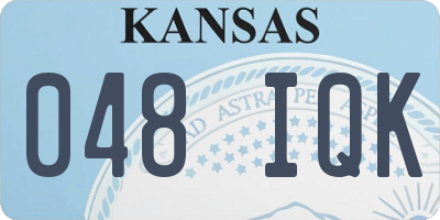 KS license plate 048IQK