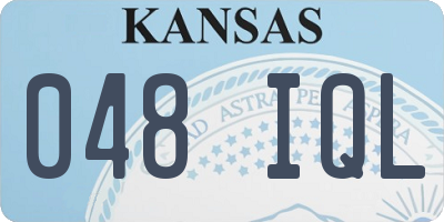 KS license plate 048IQL