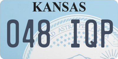 KS license plate 048IQP