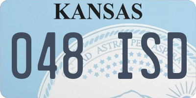 KS license plate 048ISD