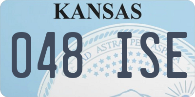 KS license plate 048ISE