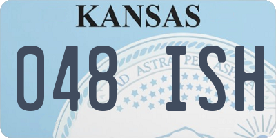 KS license plate 048ISH