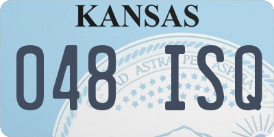 KS license plate 048ISQ