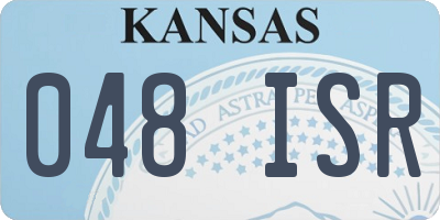 KS license plate 048ISR