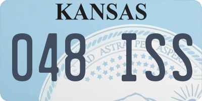 KS license plate 048ISS