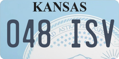 KS license plate 048ISV