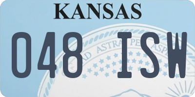 KS license plate 048ISW