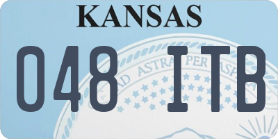 KS license plate 048ITB