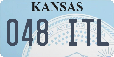 KS license plate 048ITL