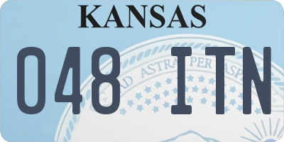 KS license plate 048ITN