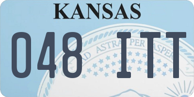KS license plate 048ITT