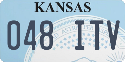 KS license plate 048ITV