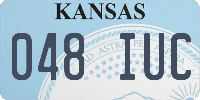 KS license plate 048IUC