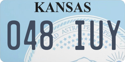 KS license plate 048IUY