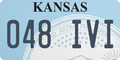KS license plate 048IVI