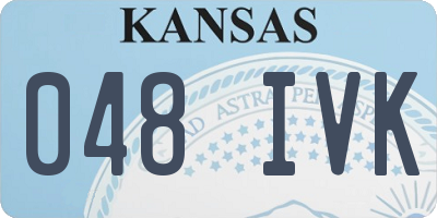 KS license plate 048IVK