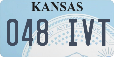KS license plate 048IVT