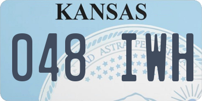 KS license plate 048IWH