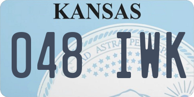 KS license plate 048IWK