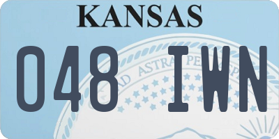 KS license plate 048IWN