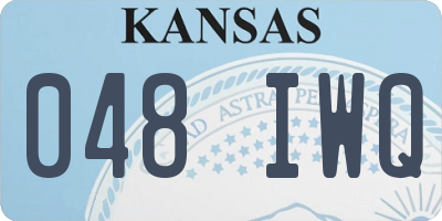 KS license plate 048IWQ