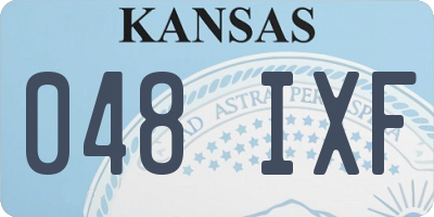 KS license plate 048IXF