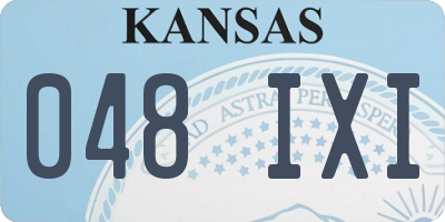 KS license plate 048IXI