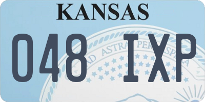 KS license plate 048IXP
