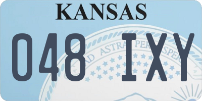 KS license plate 048IXY